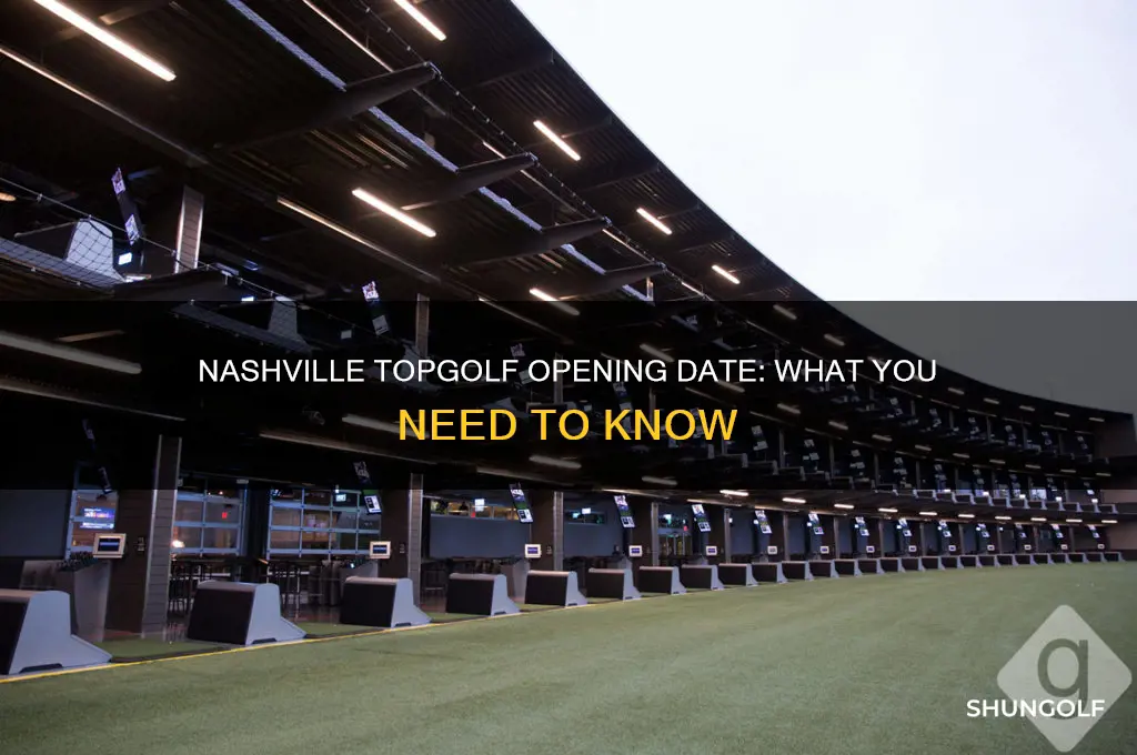 when does nashville top golf open