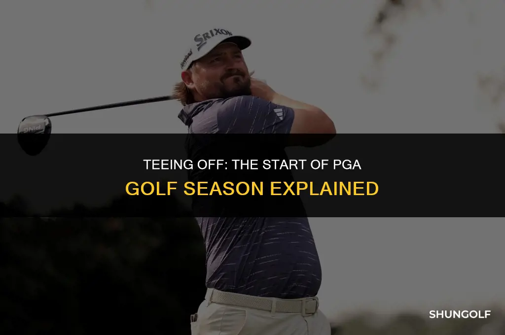 when does pga golf season start