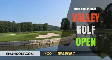 Pleasant Valley Golf Course Opening Dates: What You Need to Know