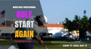 Teeing Off Again: The Anticipated Return of Professional Golf