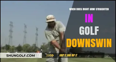 Mastering the Golf Downswing: When to Straighten Your Right Arm