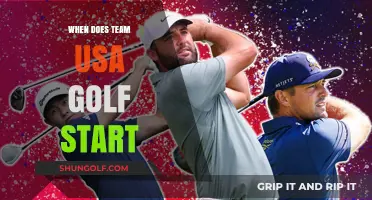 Teeing Off: Team USA's Golf Journey Begins