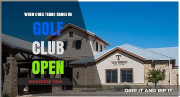 Texas Rangers Golf Club Opening Date: What You Need to Know
