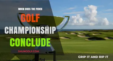 FedEx Cup Championship Conclusion: Final Round Date and Time