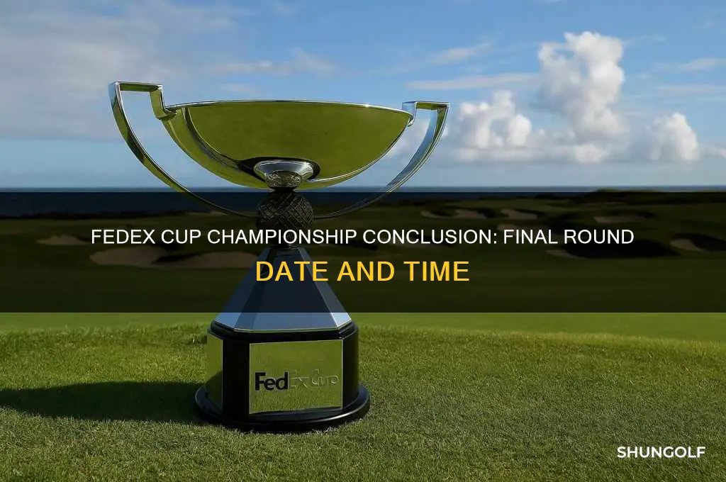 when does the fedex golf championship conclude