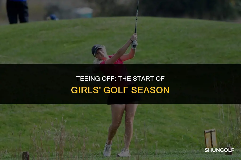 when does the girls golf season start