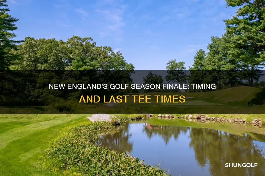 when does the golf season end in new england