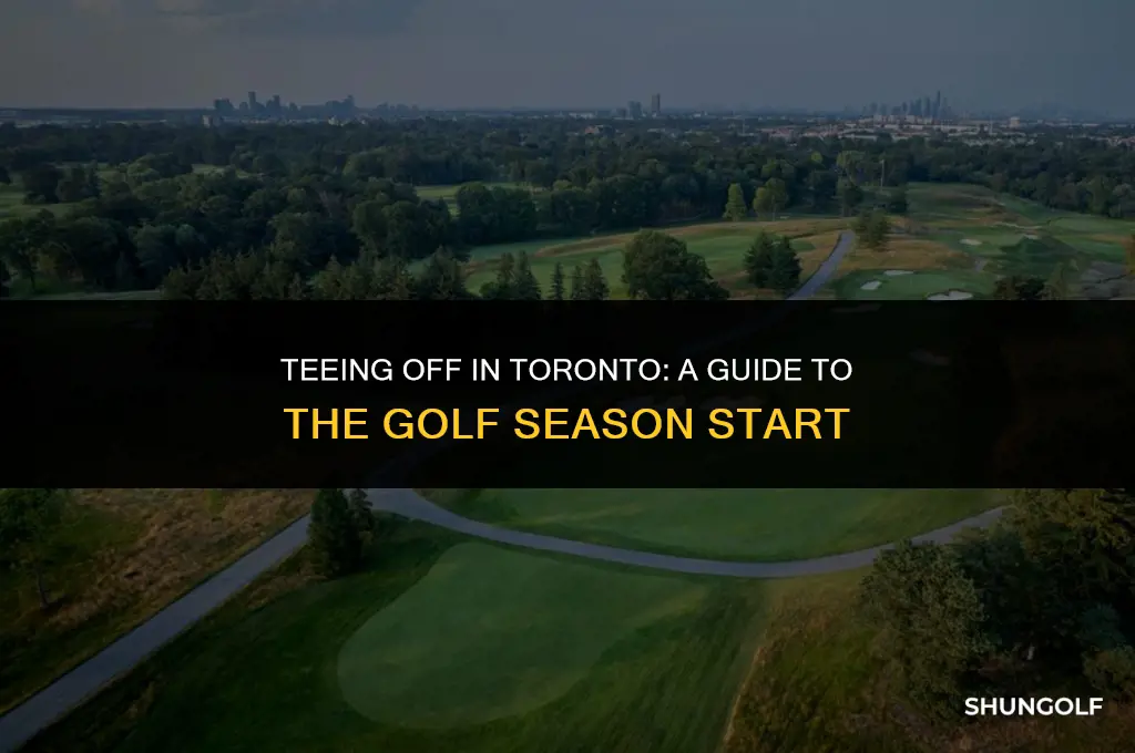 when does the golf season start in toronto