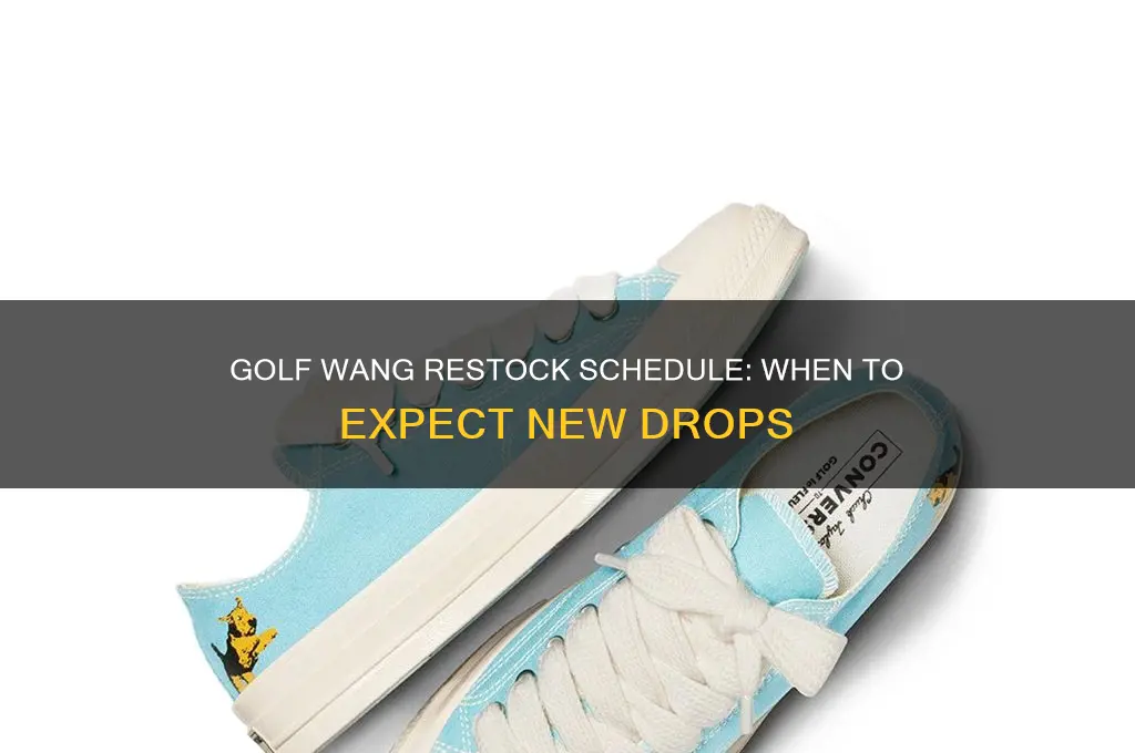 when does the golf wang store restock