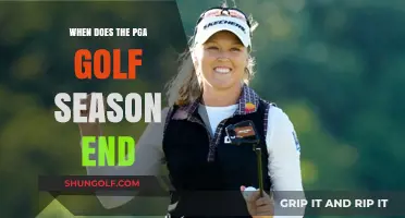 When Does the PGA Golf Season End? A Complete Guide