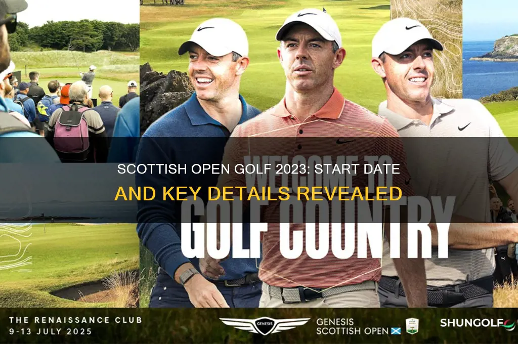 when does the scottish open golf start