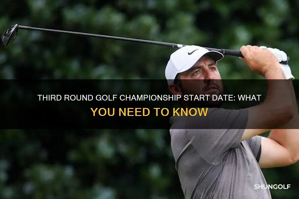 when does the third round golf championship begin