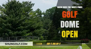 White Pines Golf Dome Opening Hours: When Can You Play?