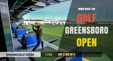 Topgolf Greensboro Opening Hours: When Can You Start Swinging?