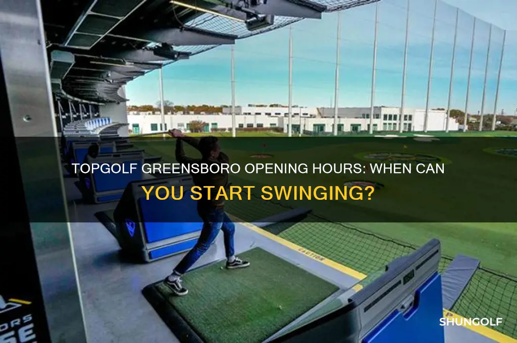when does top golf greensboro open