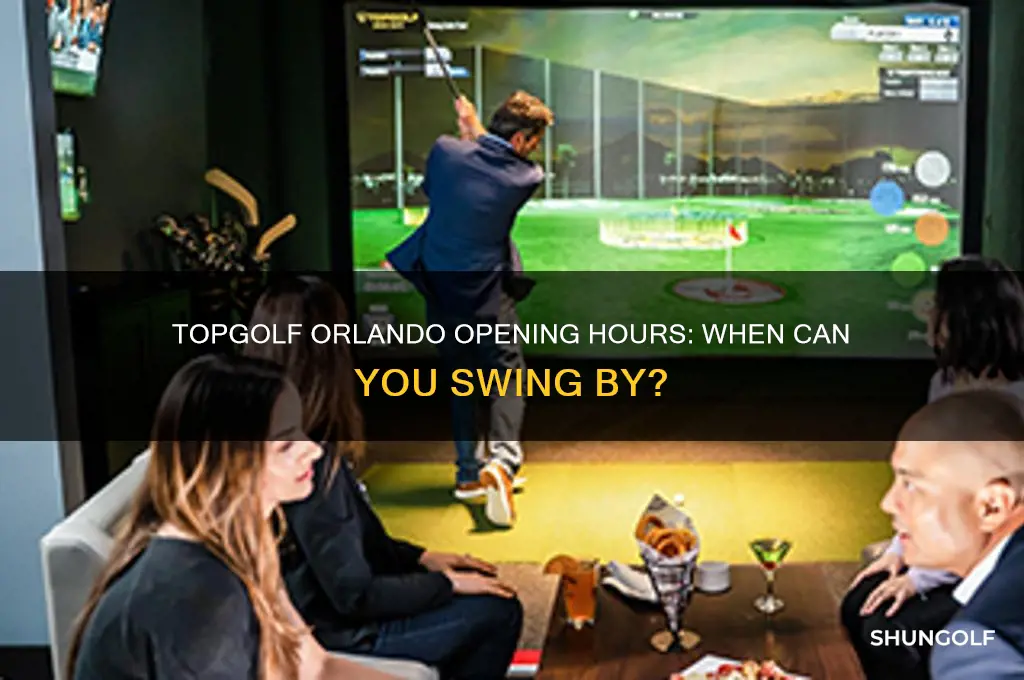 when does top golf orlando open