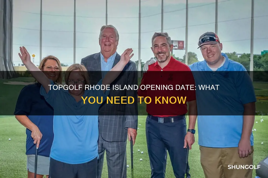 when does top golf rhode island open