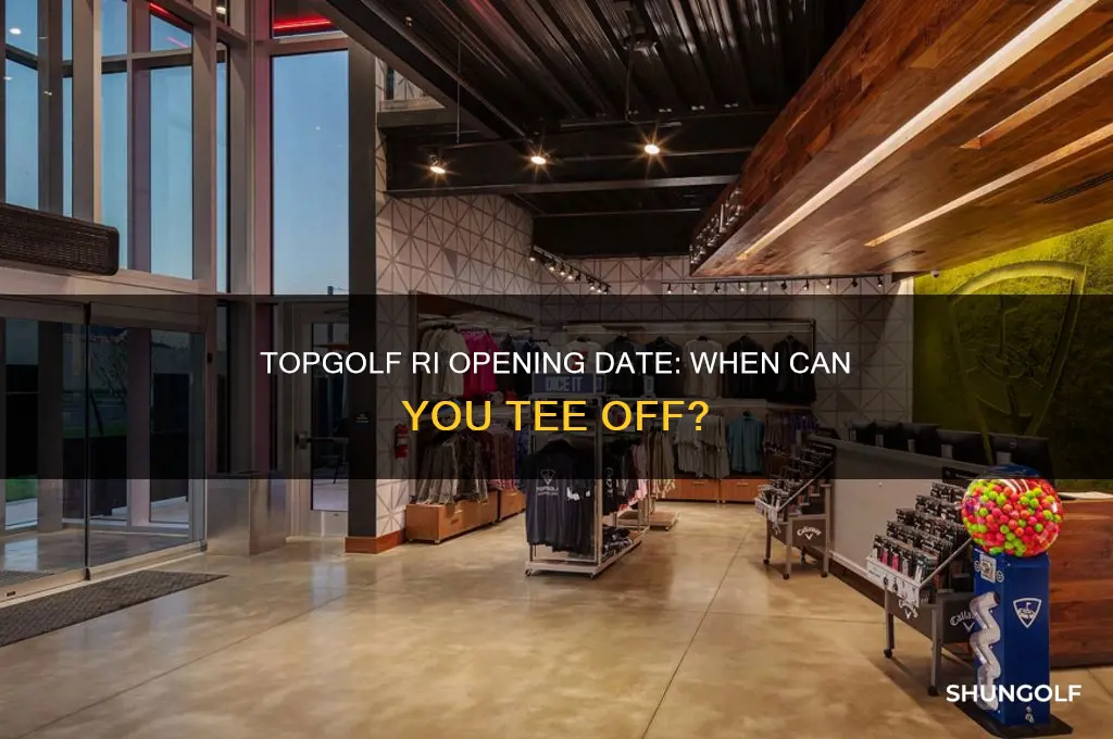 when does top golf ri open
