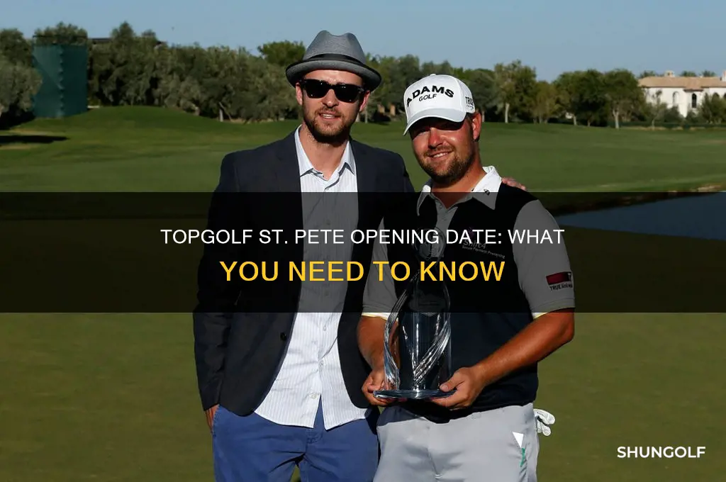 when does top golf st pete open
