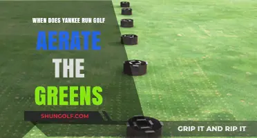 Yankee Run Golf Greens Aeration Schedule: What You Need to Know