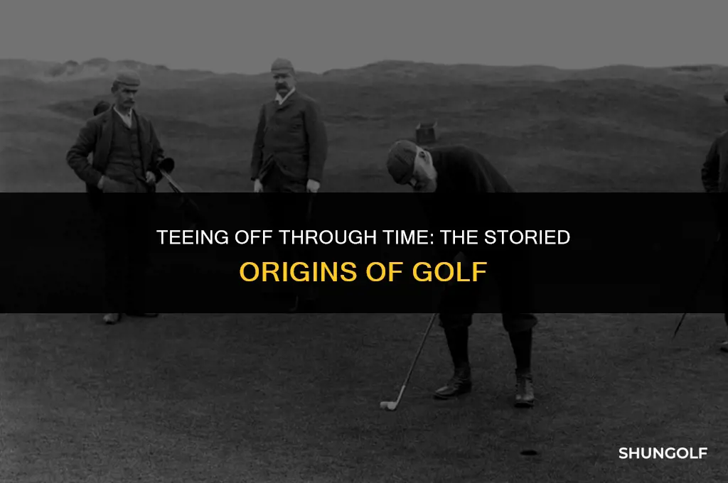 when golf started