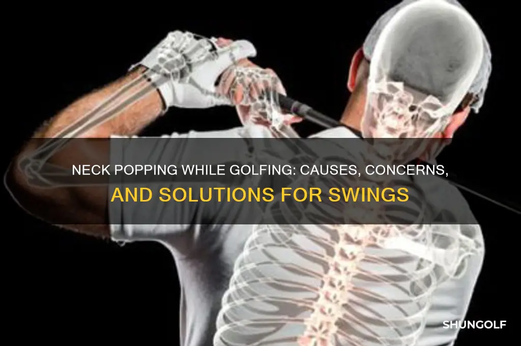 when i swing a golf club my neck pops