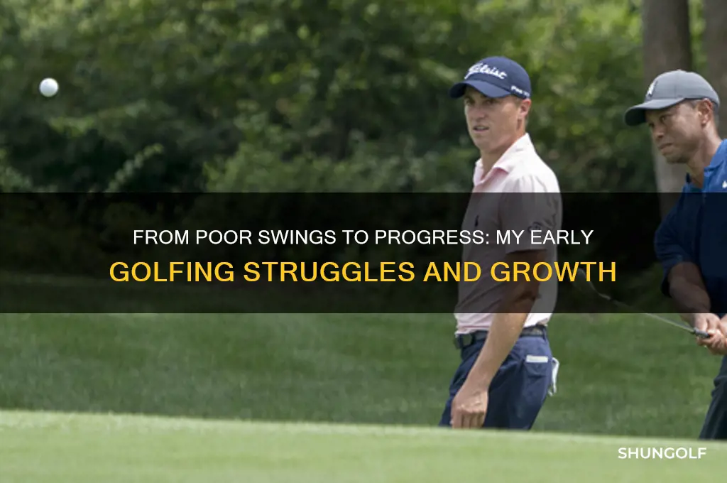 when i was young i was a poor golfer