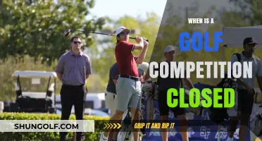 Golf Competition Closure: When is it Officially Over?