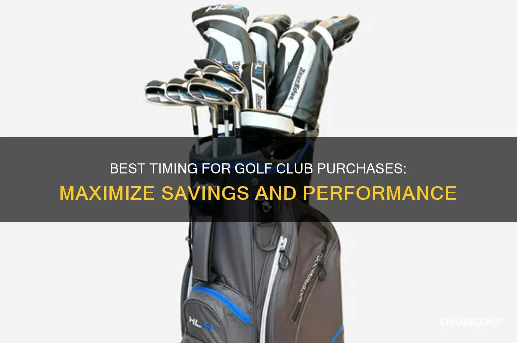 when is a good time to buy golf clubs