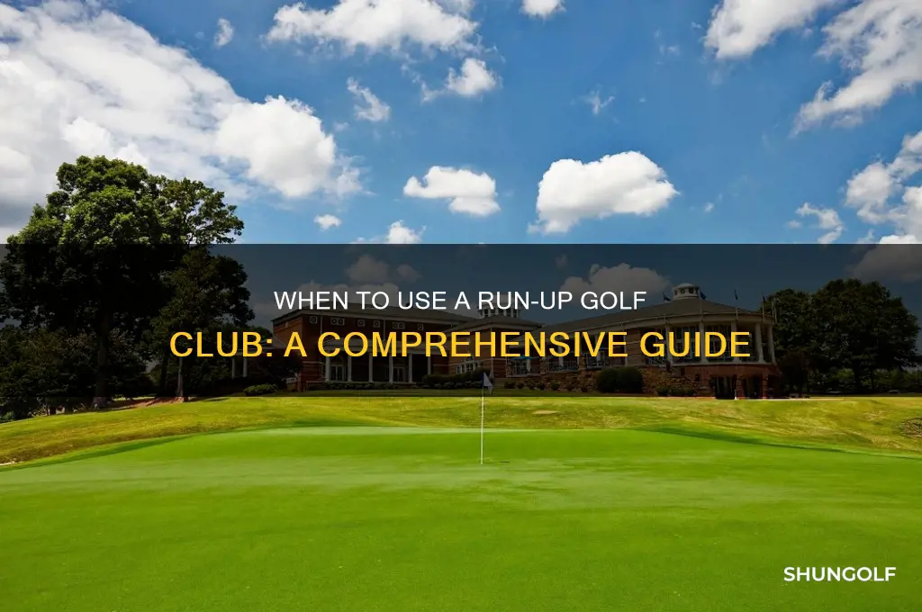 when is a run up golf club used