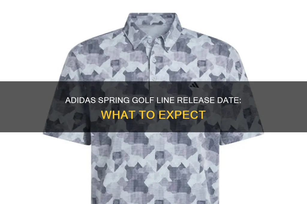 when is adiddas dropping spirng golf line