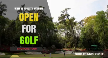 Augusta National Golf Course Open Dates: A Guide for Golfers