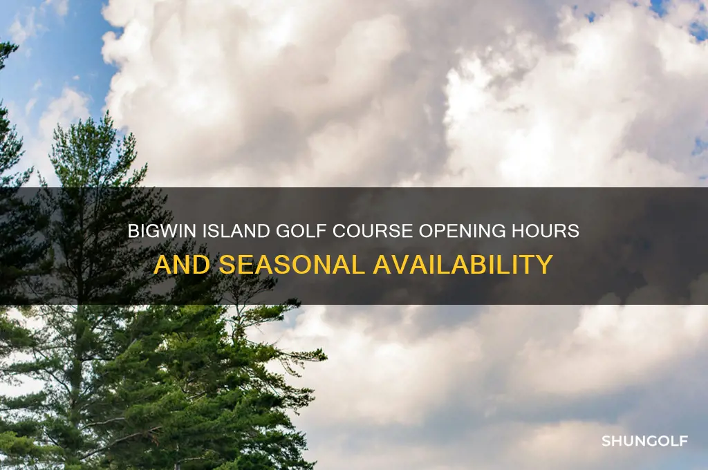 when is bigwin island golf open