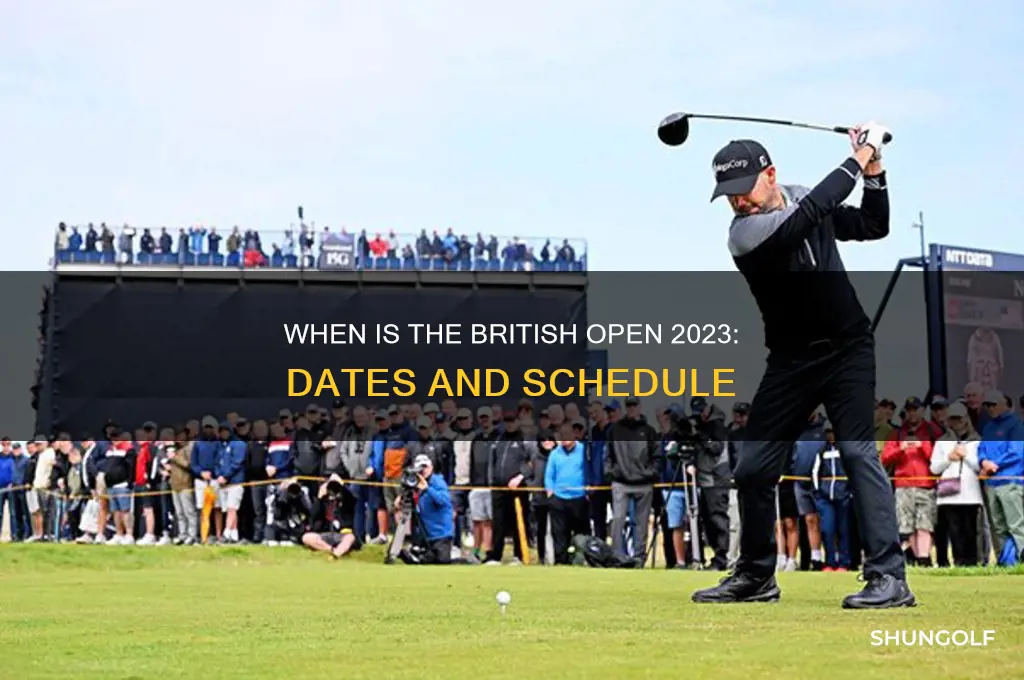 when is british golf open