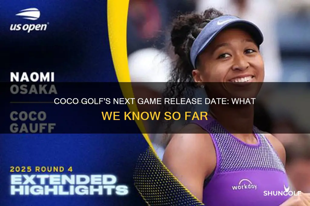 when is coco golf next game