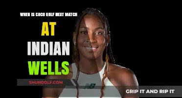 Coco Gauff's Upcoming Indian Wells Golf Match Schedule Revealed