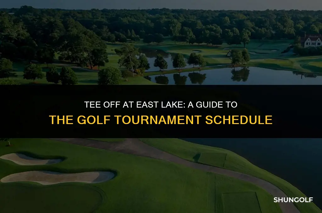 when is east lake golf tournament