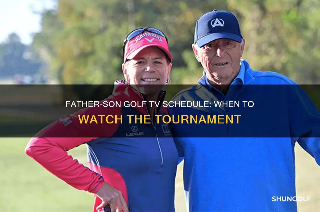 when is father son golf on tv