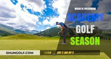 Golf Season for Freshman Academy Students