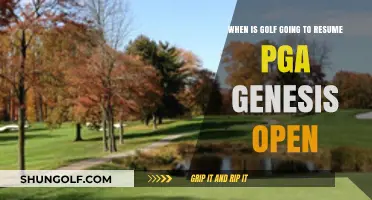 PGA Genesis Open Resumption: When Will Golf Tee Off Again?