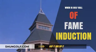 Golf Hall of Fame Induction: Dates, Ceremony, and Honorees Revealed
