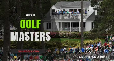 Golf Masters: When and Where to Watch