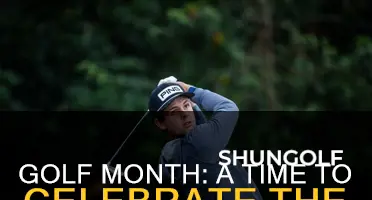 when is golf month