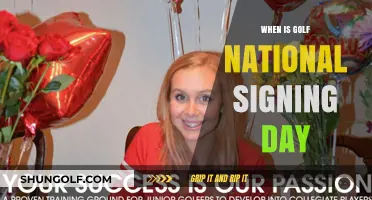 Golf's National Signing Day: When Do Commitments Finalize?