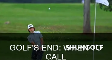 when is golf over