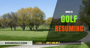 Golf's Return: When Will It Be Back?