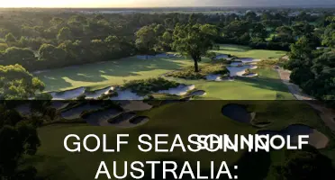 when is golf season in australia
