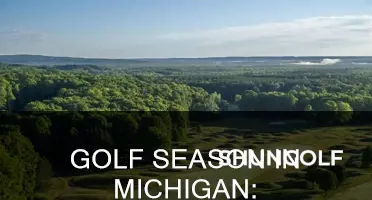 when is golf season in michigan