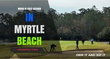 When Does Golf Season Begin in Myrtle Beach?