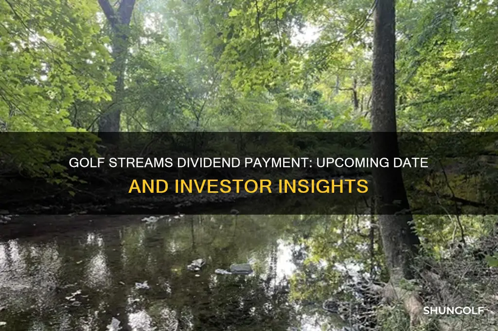 when is golf streams next dividend payment